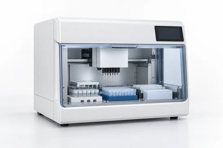 Illustrative automated nucleic-acid extraction instrument.